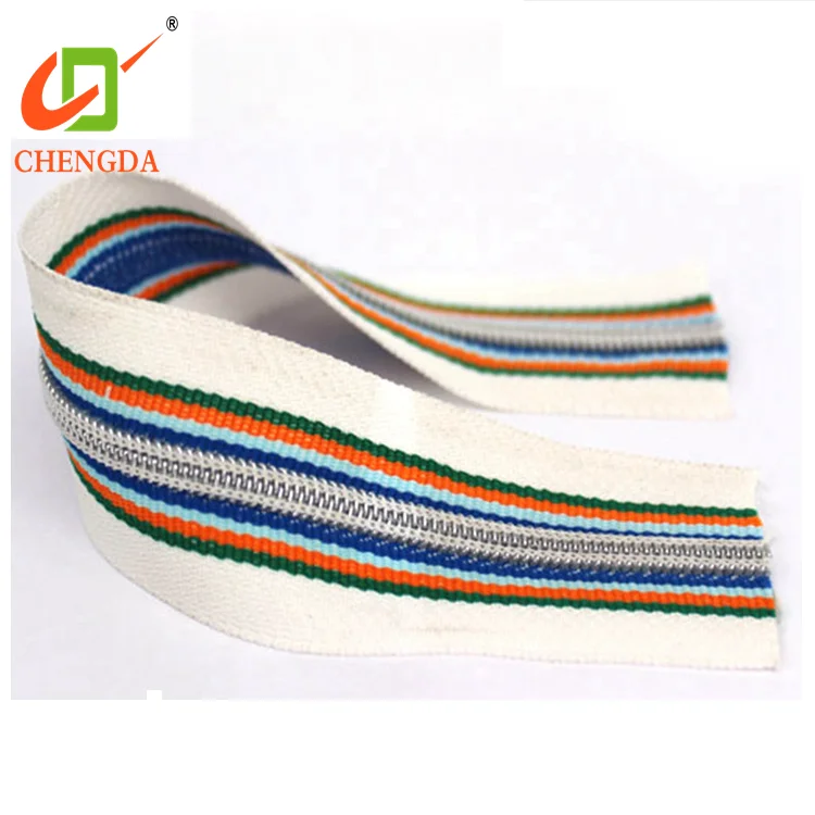 CHENGDA Wholesale Special Close End Auto Lock  Silver Teeth Nylon Tape Zip Zipper