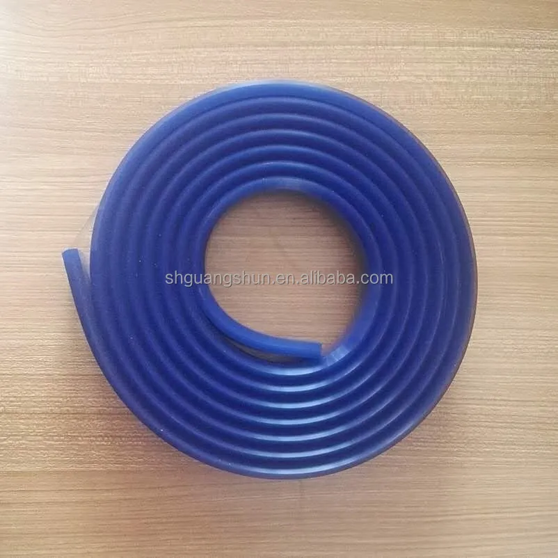 high quality shanghai Guangshun screen printing squeegee rubber/Four Color screen printing squeegee rubber