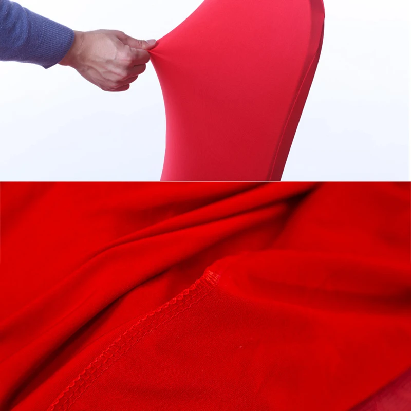 
Wholesale new design cheap white spandex chair cover for wedding 