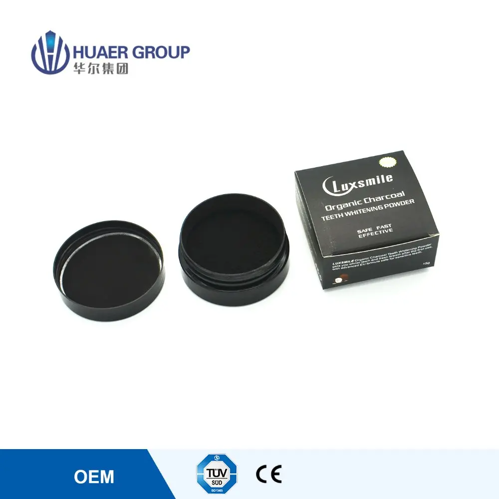 
Luxsmile Activated Coconut Charcoal Carbon Teeth Whitening Powder With Printing Label 