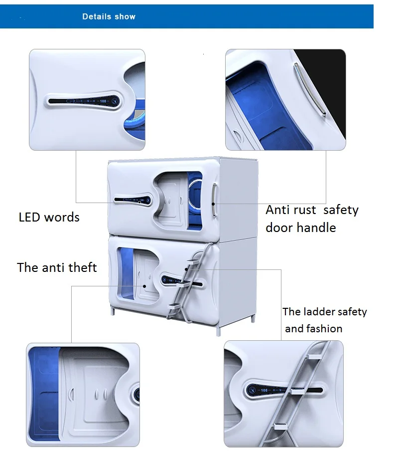 STARSDOVE Capsule Hotel/ Modern Container House/Sleep Box/Nap Pod