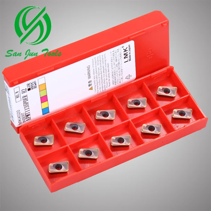 CNC coating Carbide Milling Inserts Tungaloy SNMG120408-TM T9125 free shipping