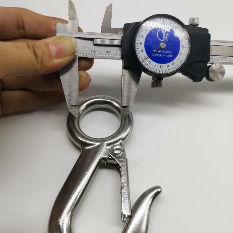 28mm 0.5T  Stainless steel lifting hook crane hook marine rigging hardware accessories