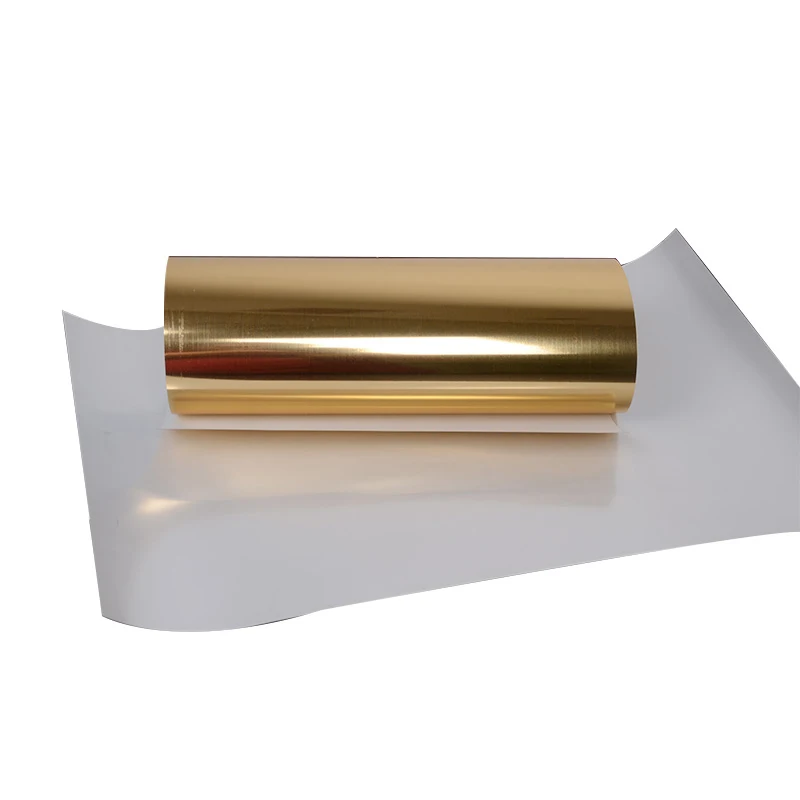 Wholesale manufacture good flex textil gold film sheet hot stamping heat transfer foil cutter for fabric tshirts