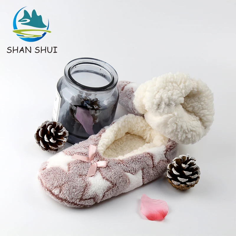 
New ballerina slipper plush women winter pantufla 