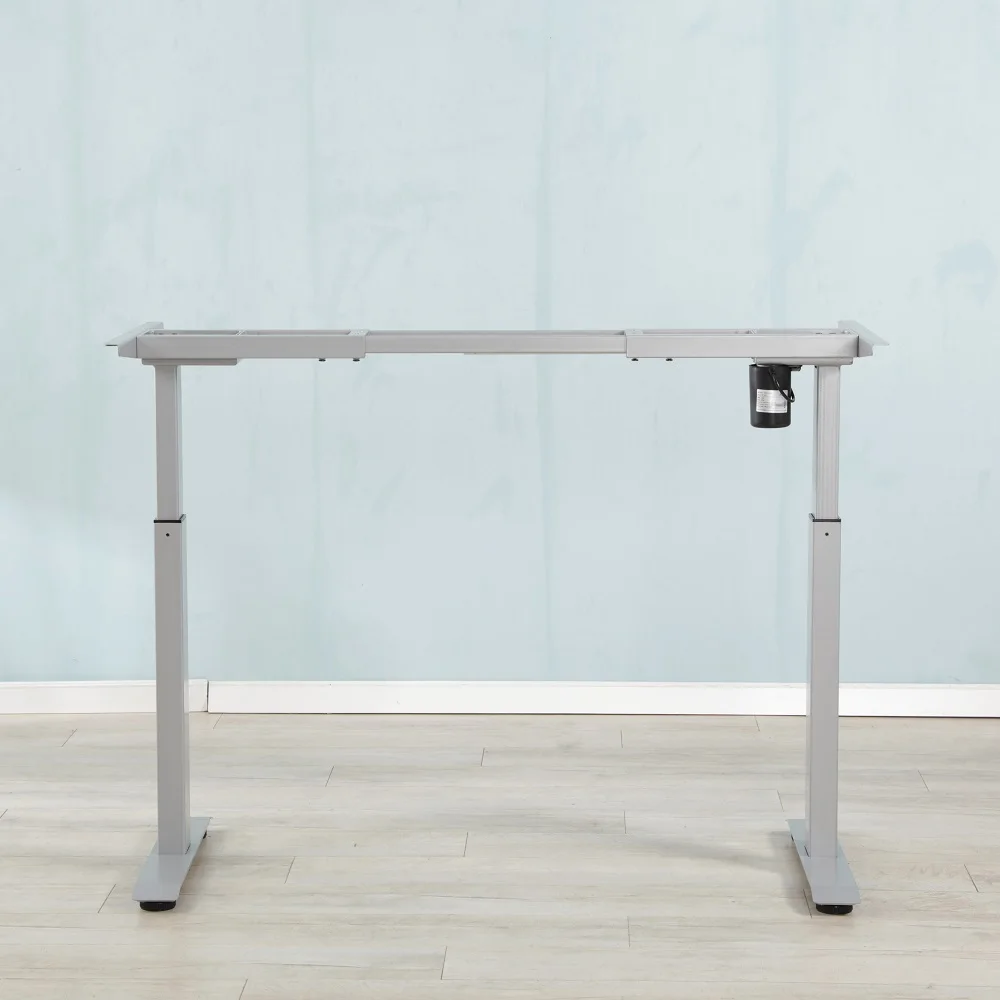 Одиночный мотор два разделы 720-1200 мм с электрической регулировкой высоты стоьте вверх, передвижные письменные столы с регулировкой высоты