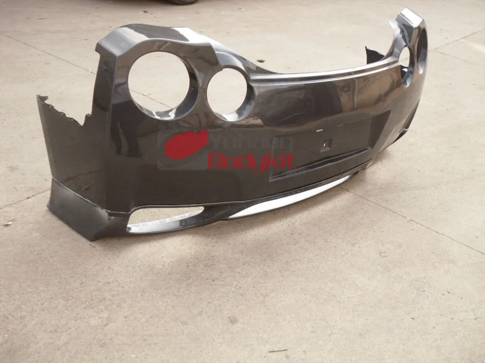 CF Rear Bumper ( Rear Lip Not Included) For Carbon Fiber Skyline R35 GTR OEM Style