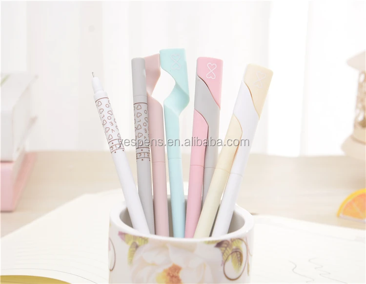 2019 new unicorn creative design fancy cute unique office supplies with gel ink pen set