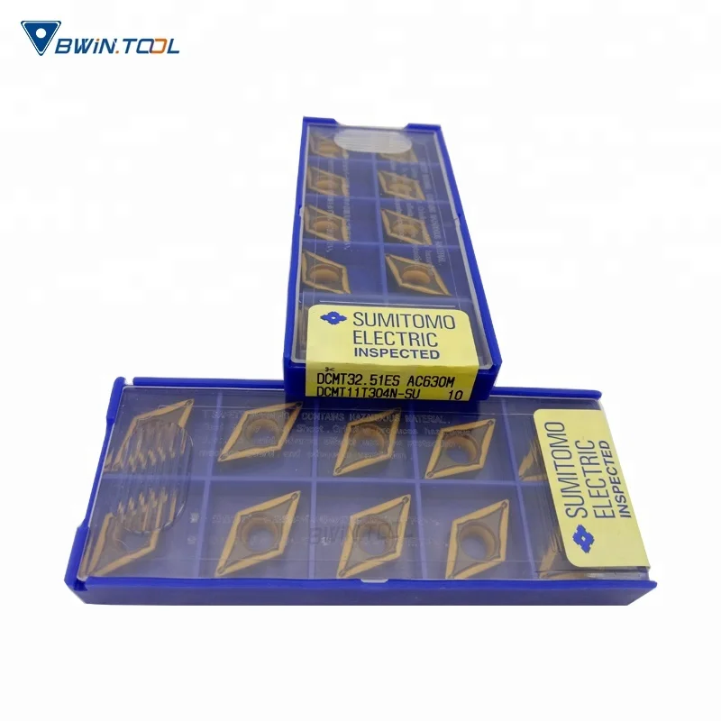 Sumitomos blade DCMT11T304N-SU AC630M tungsten carbide blades cemented carbide turning tool inserts