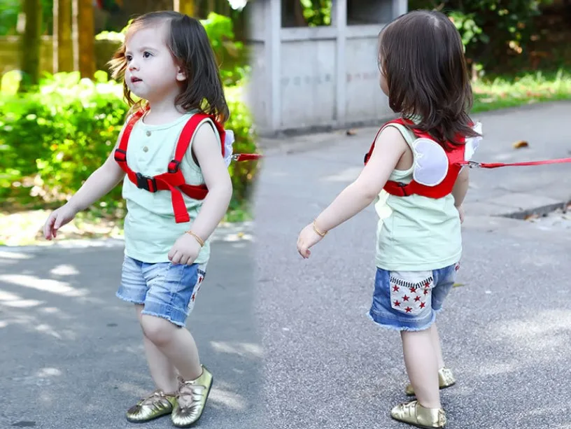 
Kids Safety Walking Harness Leash Backpack Children Wrist Traction Rope Anti Lost Kit 
