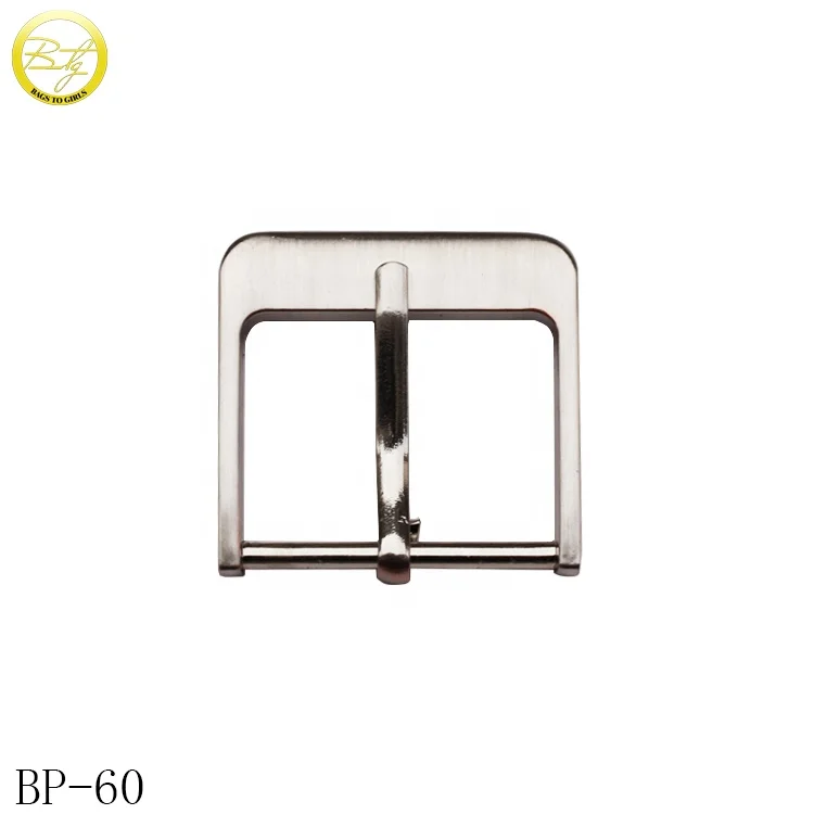 22mm brush nickle Iron roller pin buckle blank belt buckle for bags