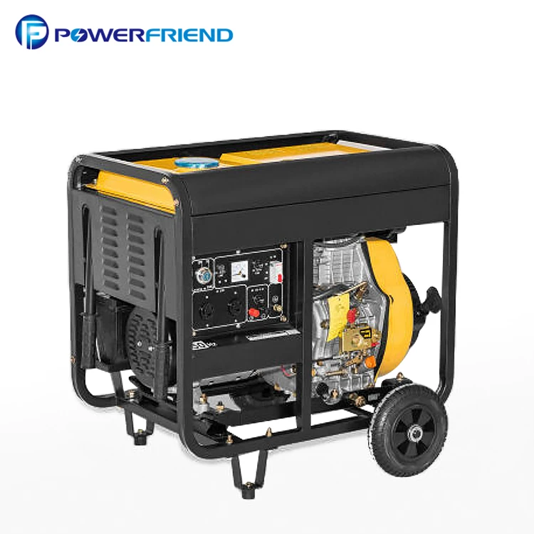 186FAE 120/240V open type 5kw diesel portable generator price for party