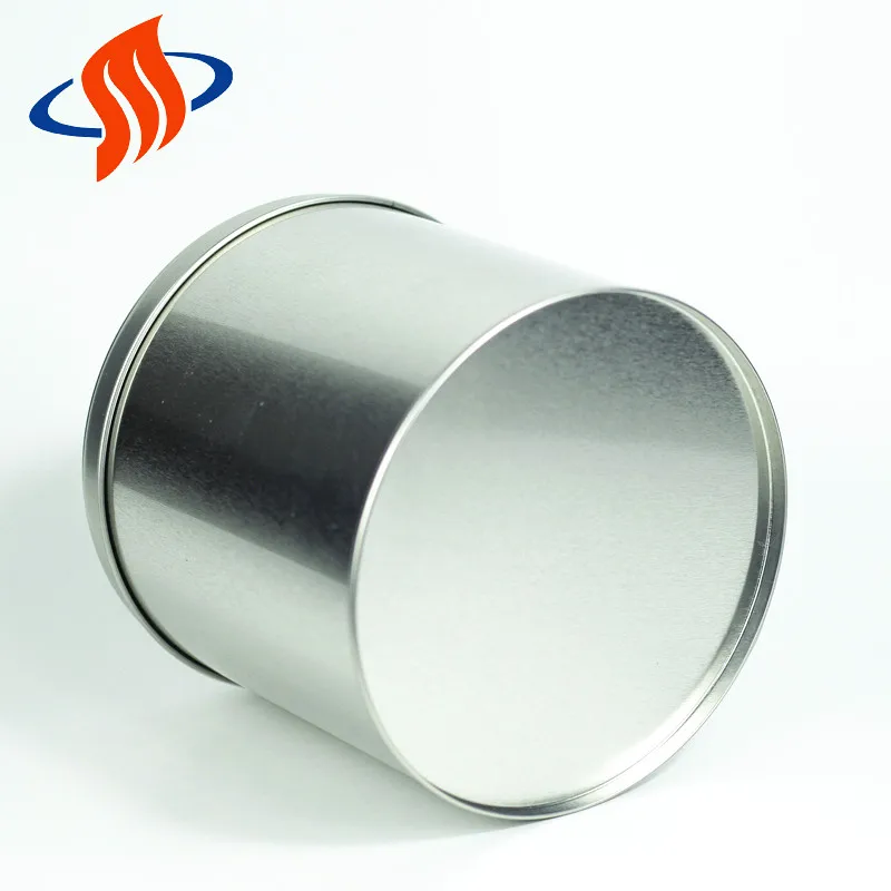 
round tin packing box with window 