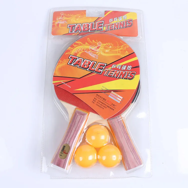 Hot sale good Quality Customized Poplar wood Rubber Table Tennis/Ping Pong Paddle/Racket ping pong set with net wholesale
