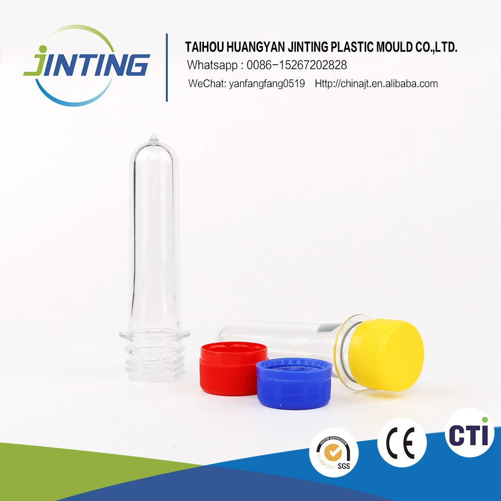 Высококачественная китайская производственная пластиковая маленькая бутылка для воды 21 г ПЭТ преформа