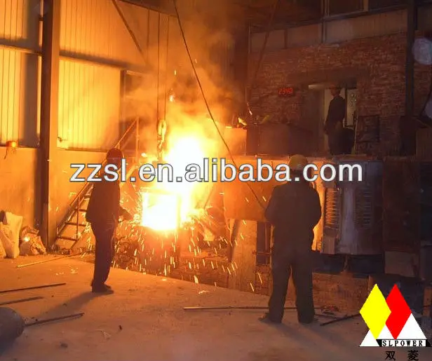 Metal scrap and metal melting electric furnace