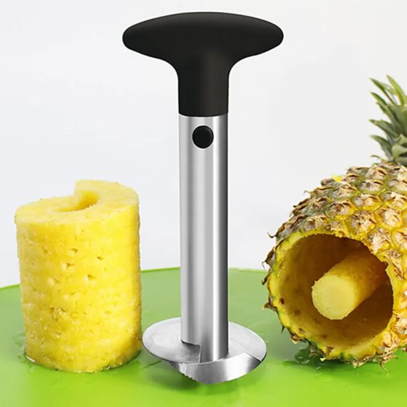 Оптовая продажа с фабрики кухонный инструмент из нержавеющей стали волшебной ручкой для удаления сердцевины ананаса