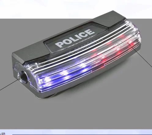 Светодиодный наплечный фонарь/мини-светодиодный предупреждающий фонарь/использование в кемпинге