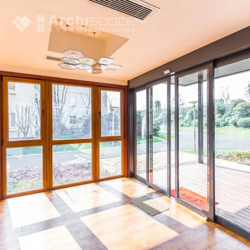 luxury 2 storey Modular building office 3D house plans prefab container homes