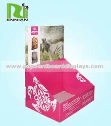 counter display cardboard counter top display for pen