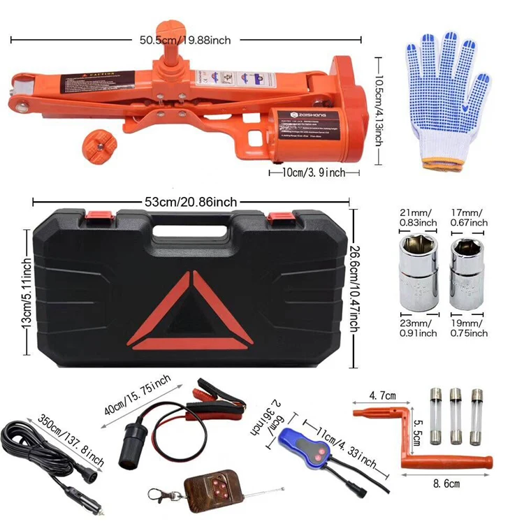 Надлежащая цена и хорошее качество 12 В Автомобильный аварийный Электрический домкрат