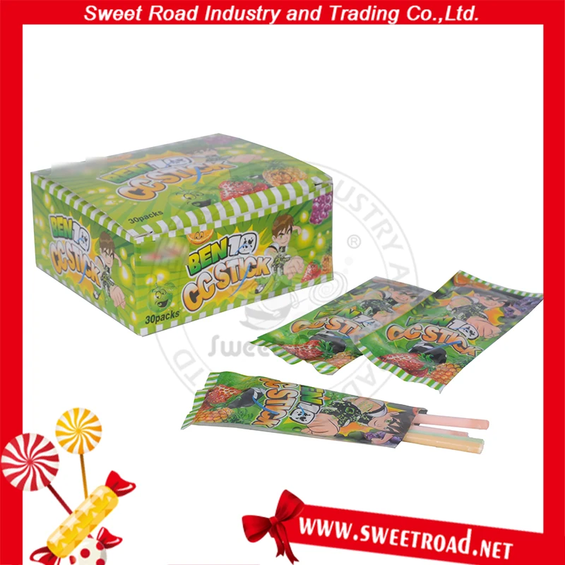 Names Ben 10 Mix Fruit Flavoured CC Stick Sweet Candy