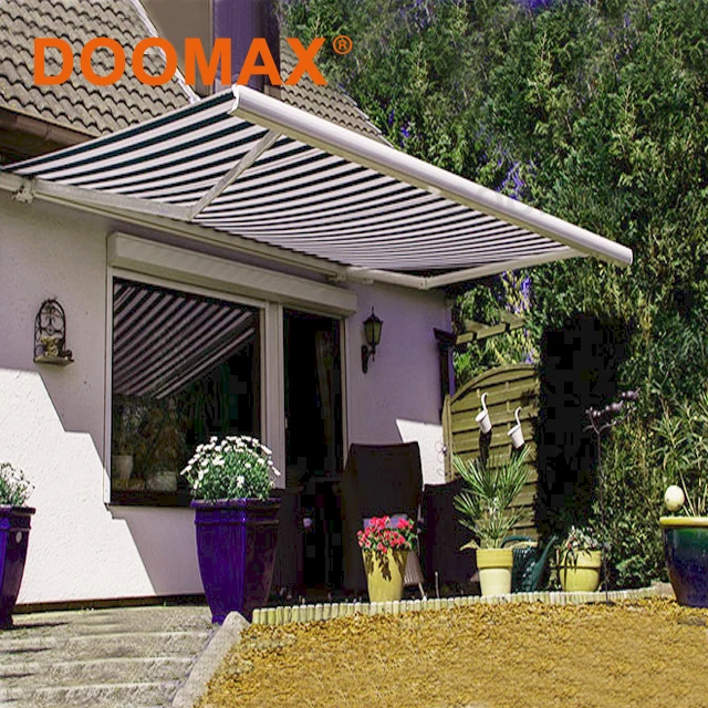 Алюминиевый ручной Мотор выдвижной садовые навесы