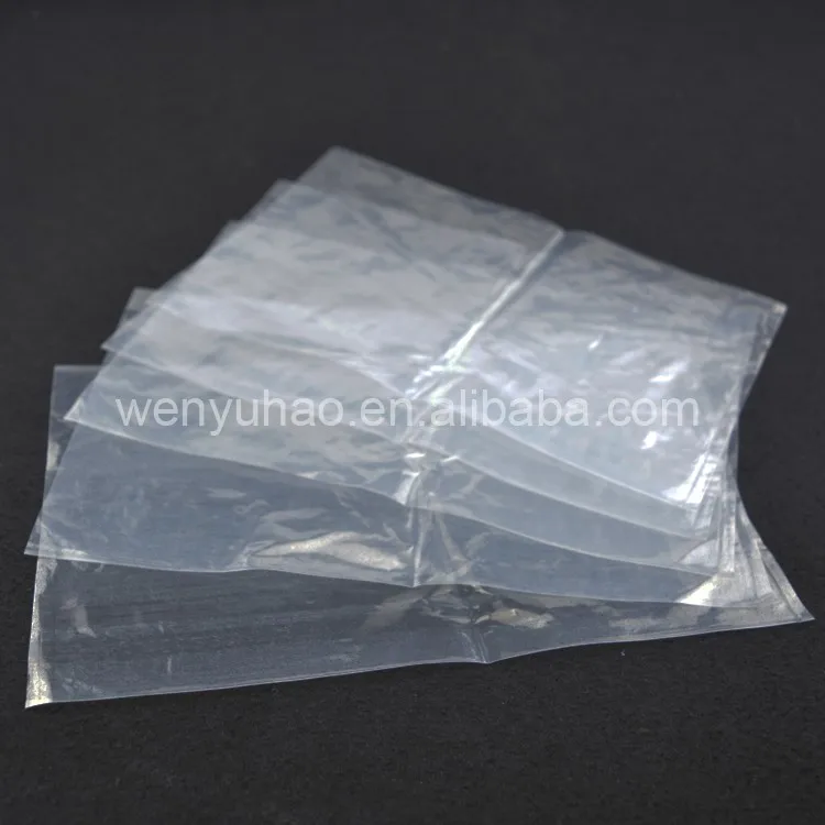 Flat Open End Clear Plastic Poly Bags - For Proofing Bread Dough, Packaging Clothes, Shirts (Thin & Lightweight - Bags