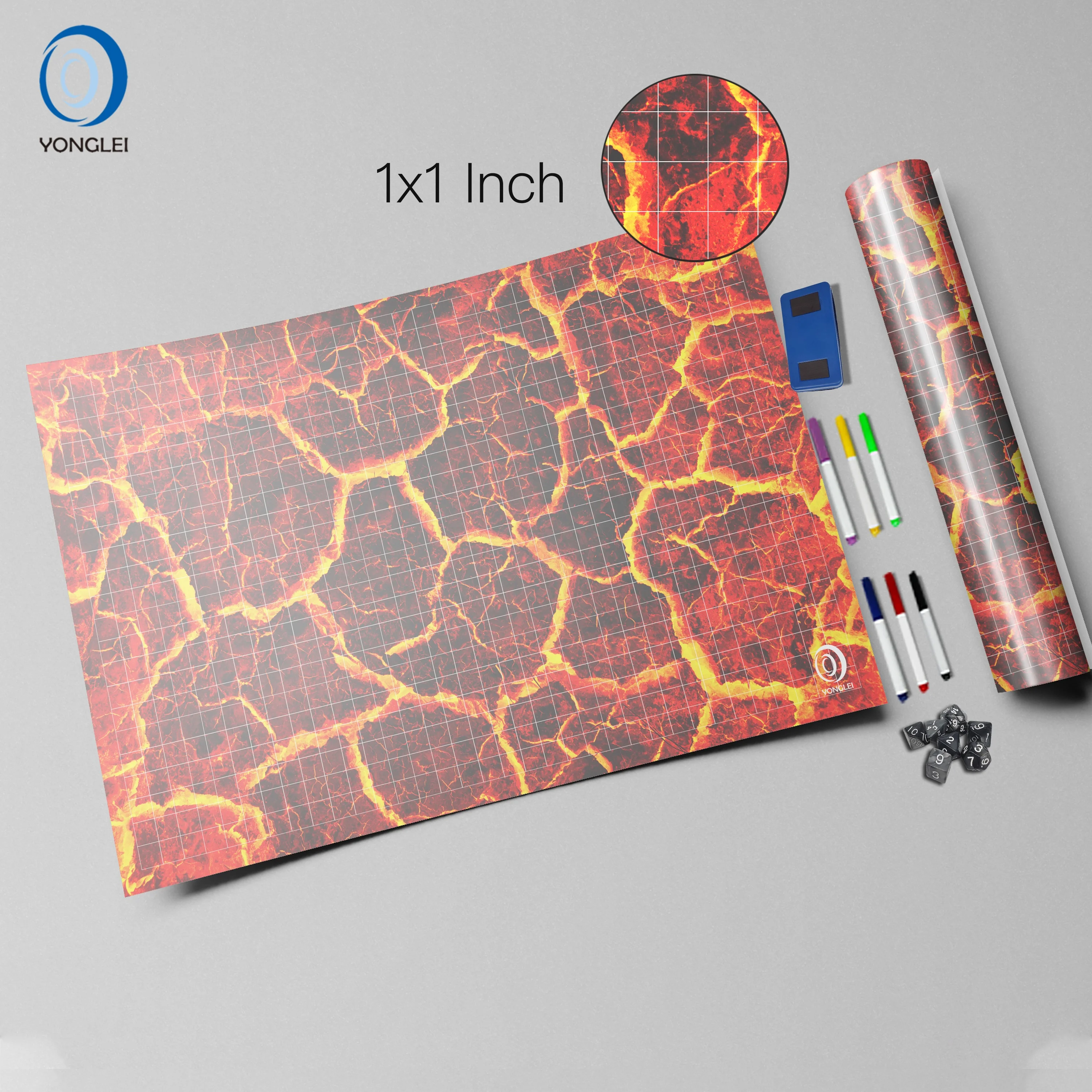 2.4-1A2 Reusable dry erase wargame mat