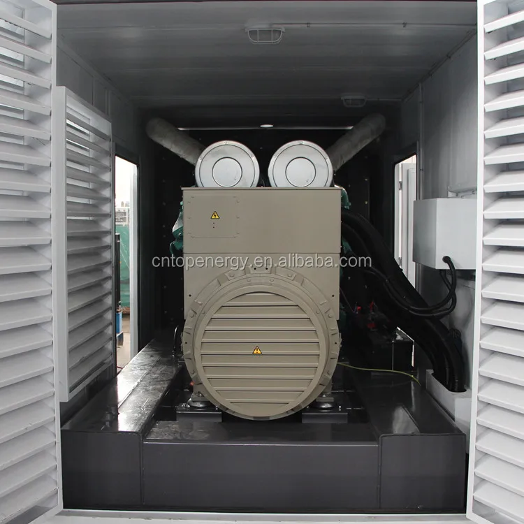 Container generator 1MW Large Power Plant generator 1000kva Factory sale CUMMS/FG Wilson/MTU/MWM 1000kw/1250kva diesel generator