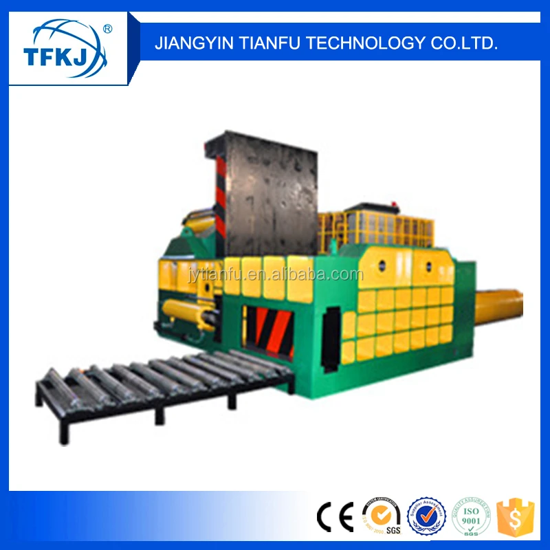 250T Metal scrap yard PLC Hydraulic copper baler press waste iron aluminium profile press machine(High Quality)