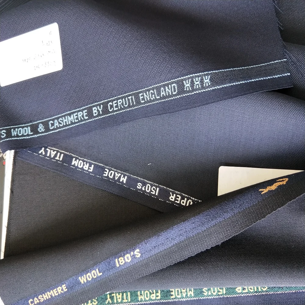 
Ready stock Wool Lycra Stretchable fabric factory for hand made Suit 