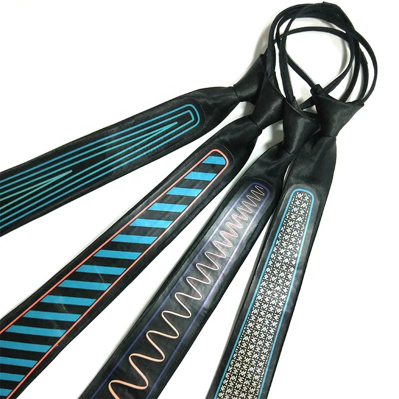 Заводская поставка, светодиодный мигающий галстук EL, светодиодный галстук для вечеринки