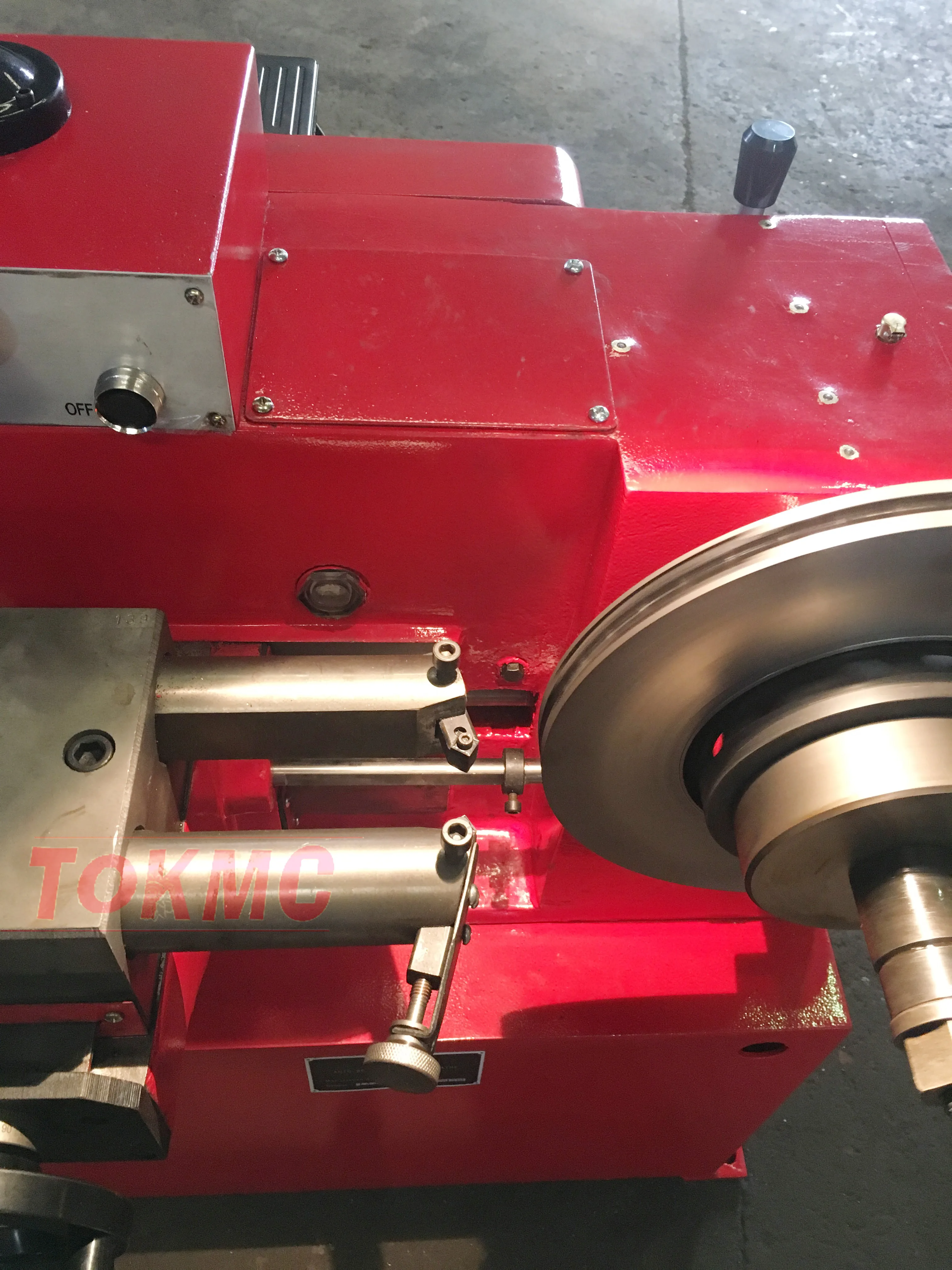 220V single phase car brake drum lathe T8445