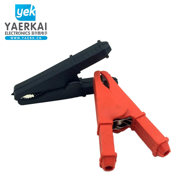 
Factory supply 30A auto emergency jump starter copper battery clip with pvc 