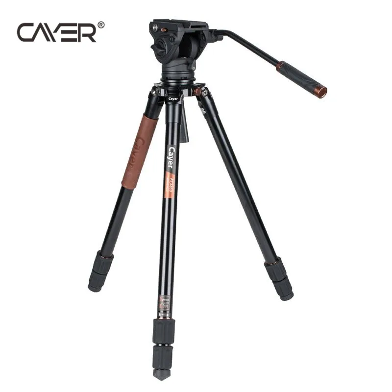 2018 portable tripod holder Cayer AT3360K5A professional tripod  for video cameras