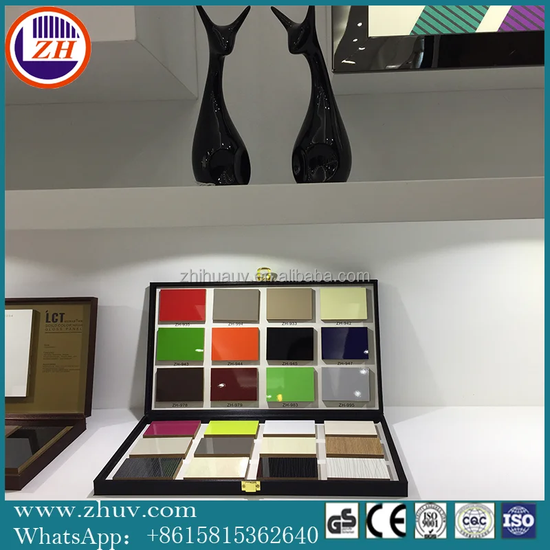 High Gloss UV Melamine MDF/Plywood/Particle Board/Melamine Board