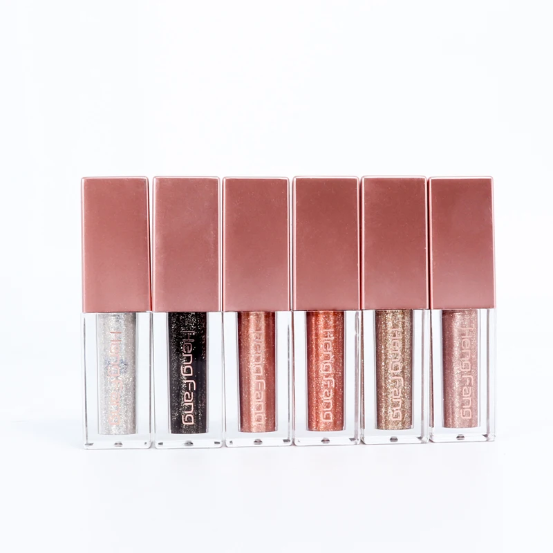 H6527A  Hot  Private Brand Factory High Light Glitter Liquid Multi -Color Single Cosmetic  Eyeshadow  glitter