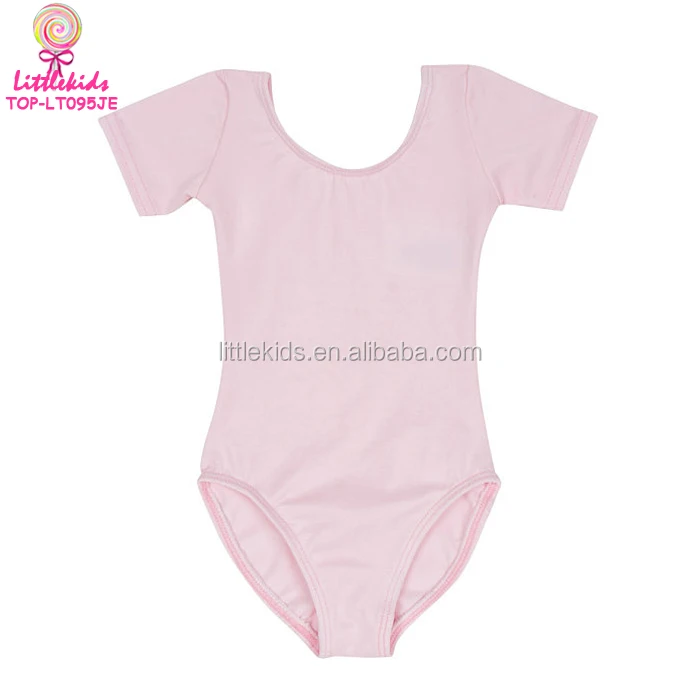 Baby Girl Leo Solid White Cotton Spandex Blend Gymnastic Leotard Kids Tank Ballet Leotards Wholesale