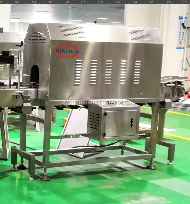 Automatic tape label wrapping machine tape packing machine line