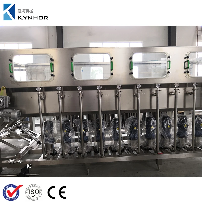 300BPH Fully Automatic Pure Water 5 Gallon Bottle Washing Filling Capping Machine