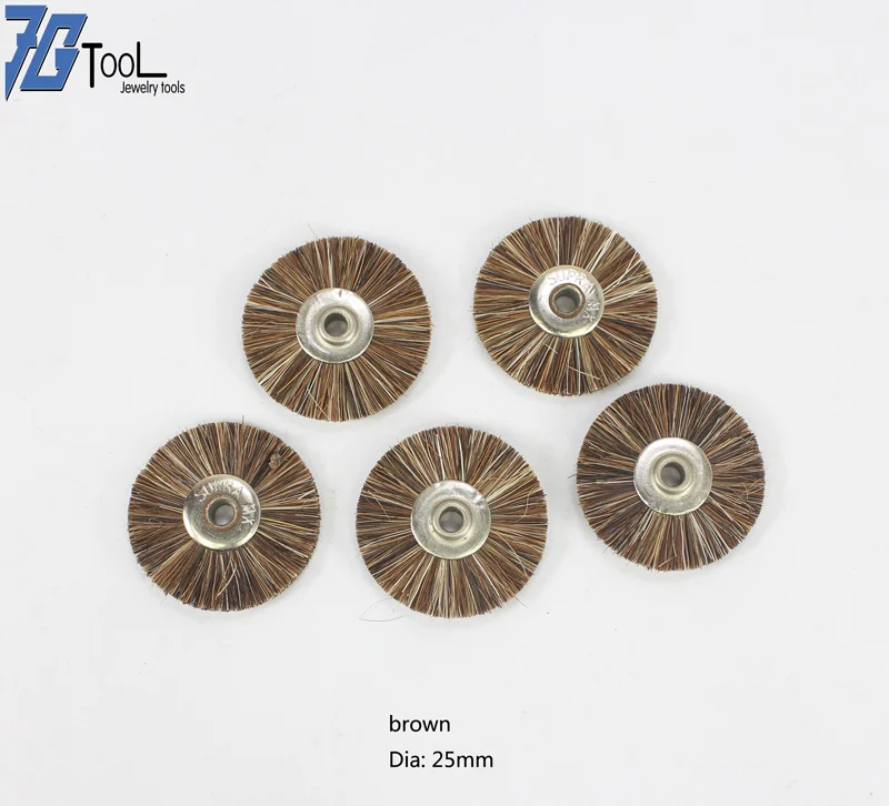 Jewelry Dental Polishing Brush without Shank 19 mm 22 mm 25 mm, Cleaning Rotary Brush