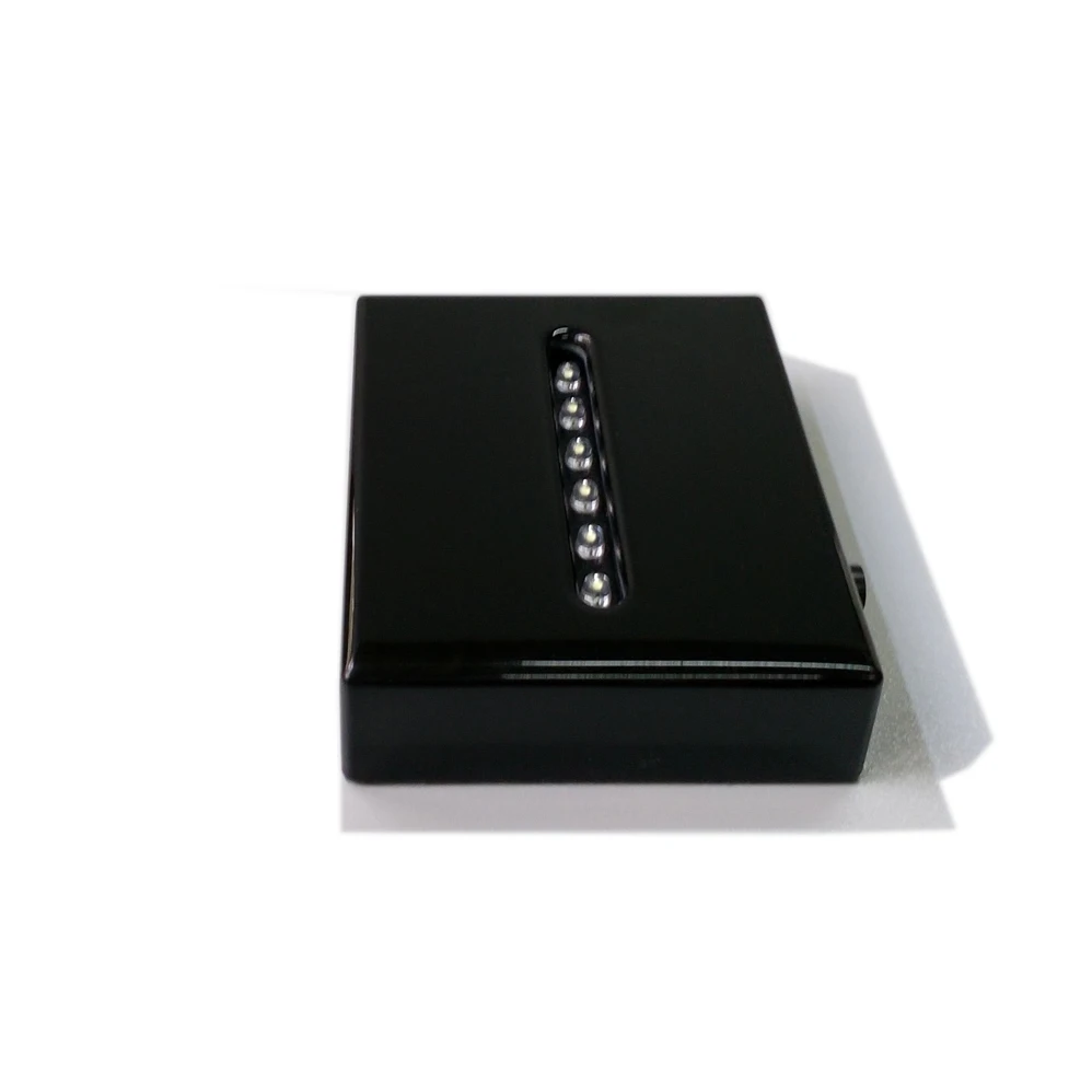 
Premium Black Piano lacquer finish Rectangle Wooden LED light display base 