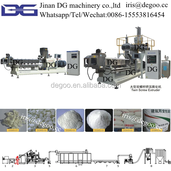 Машины для производства модифицированного кукурузного крахмала/Производственная линия