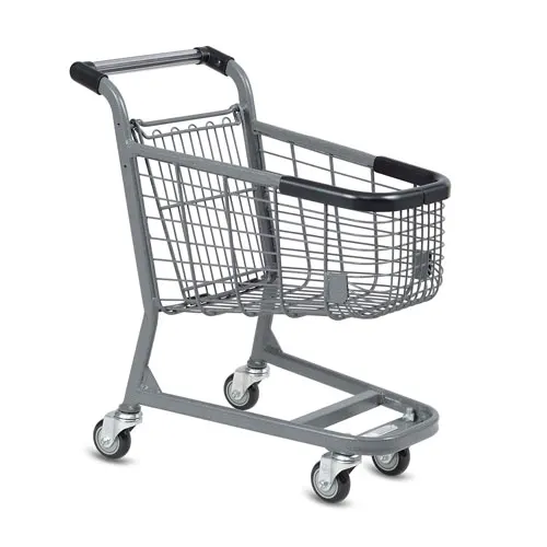 Small Shopping Cart Trolley For Kids With Swivel Rubber Wheels