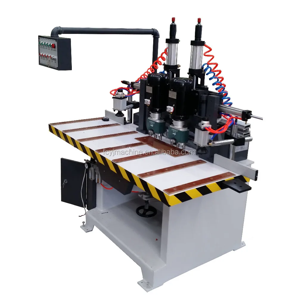 automatic woodworking multi spindle drilling machine for wood door lock holes