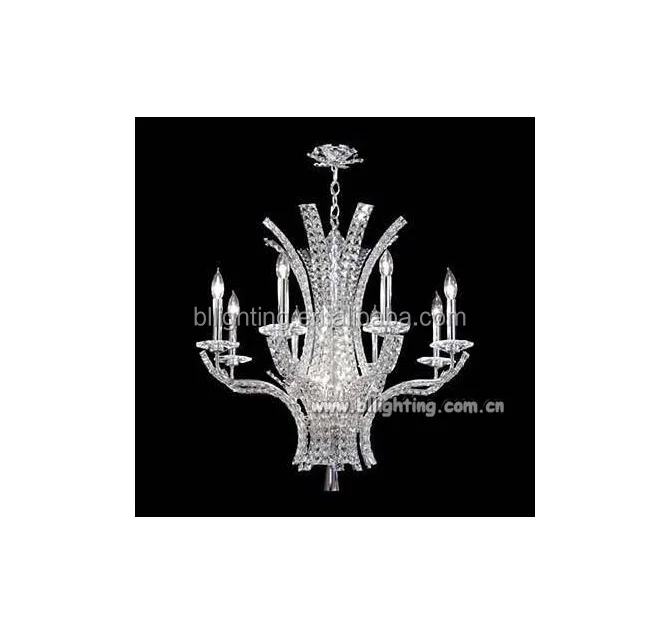 Wedding decorative egyptian crystal light for dining room arts crystal chandelier designer lamp chrome decor wholesale price