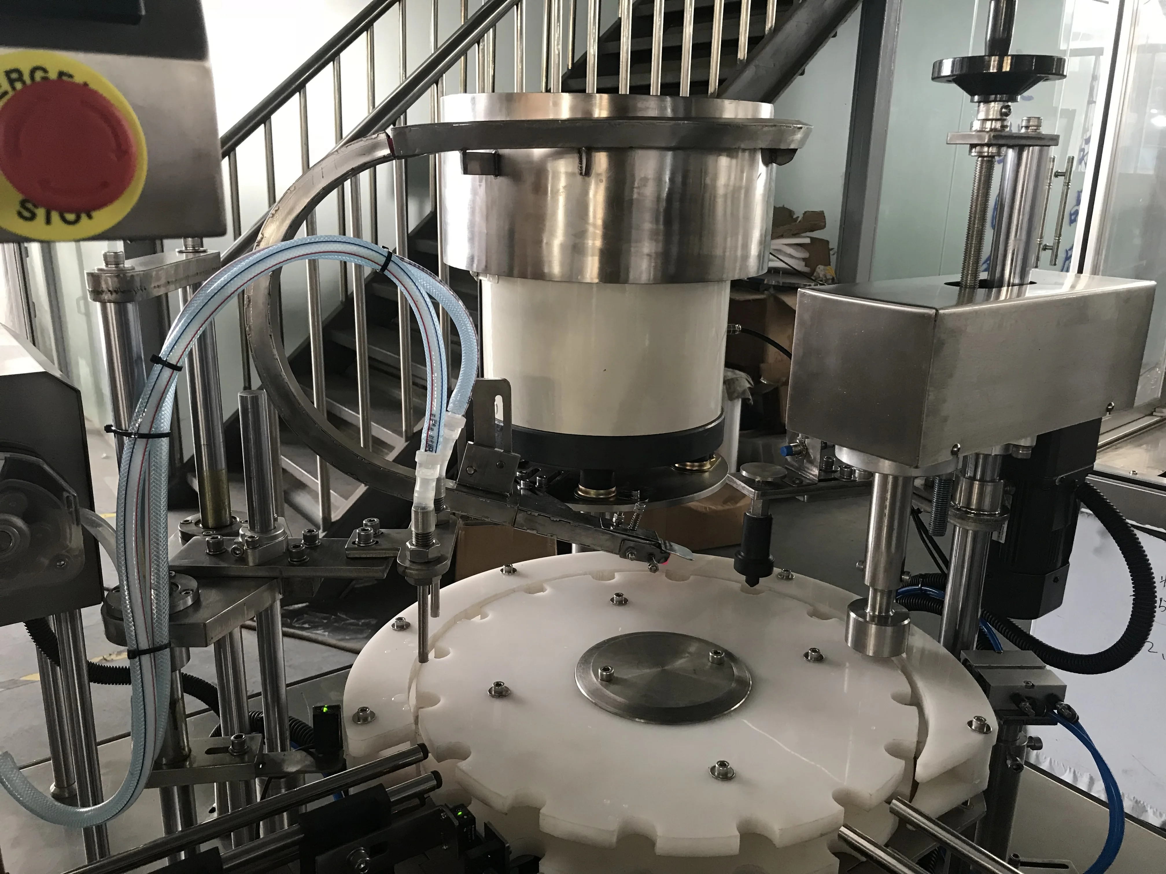 
Automatic 10ml/30ml e-liquid Eye Dropper Filling Capping Machine 