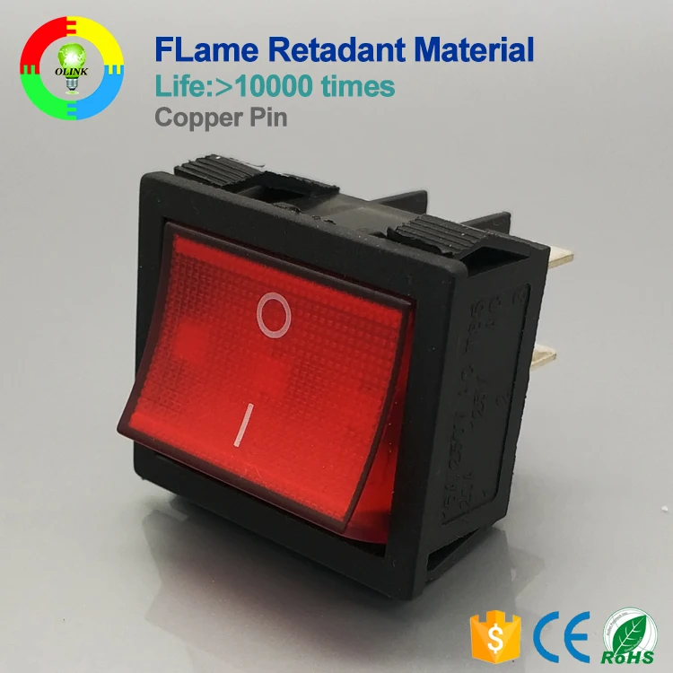 Фен 15A 125vac KCD4 3 позиции T105 кулисный переключатель