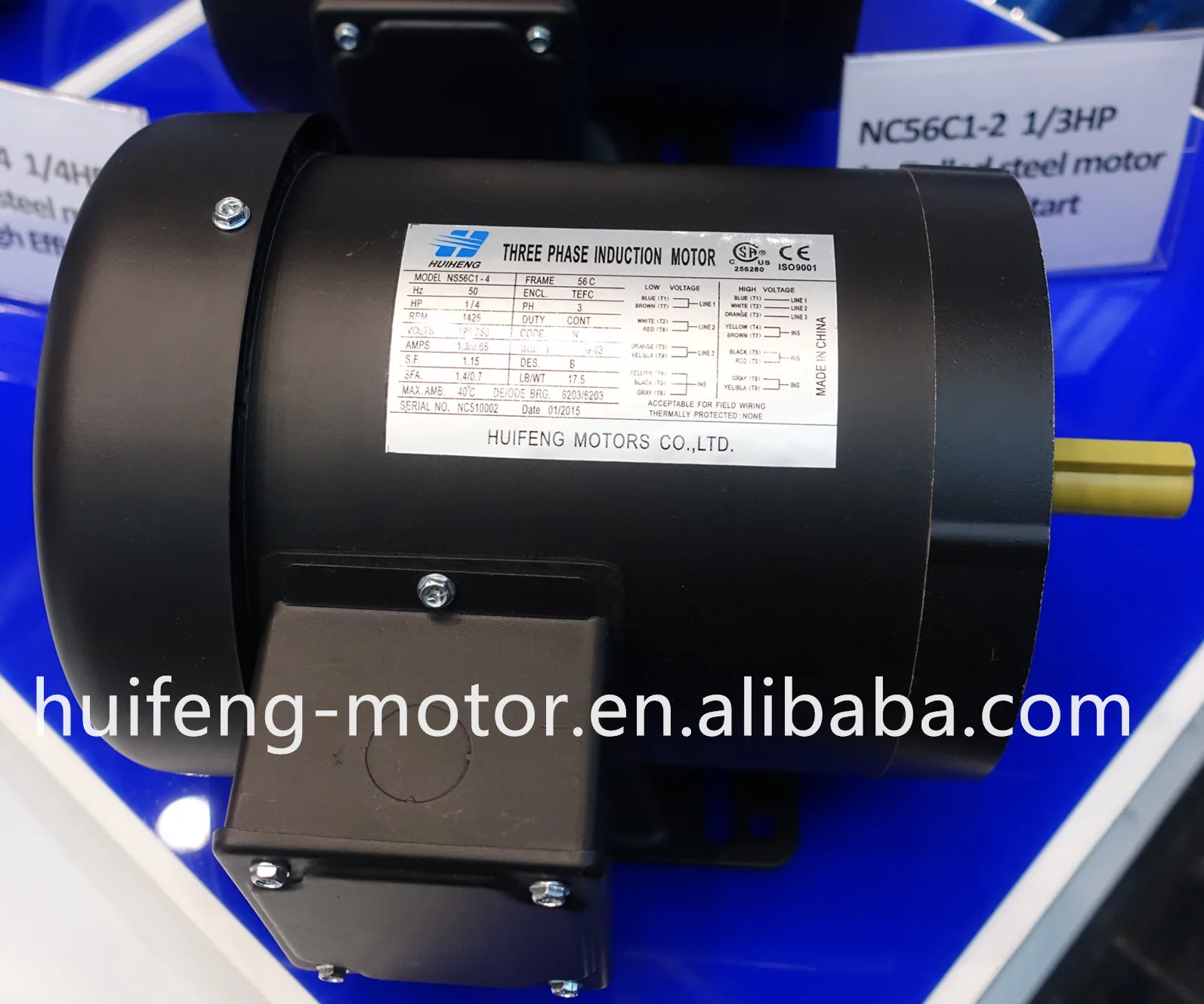 Three phase induction motors